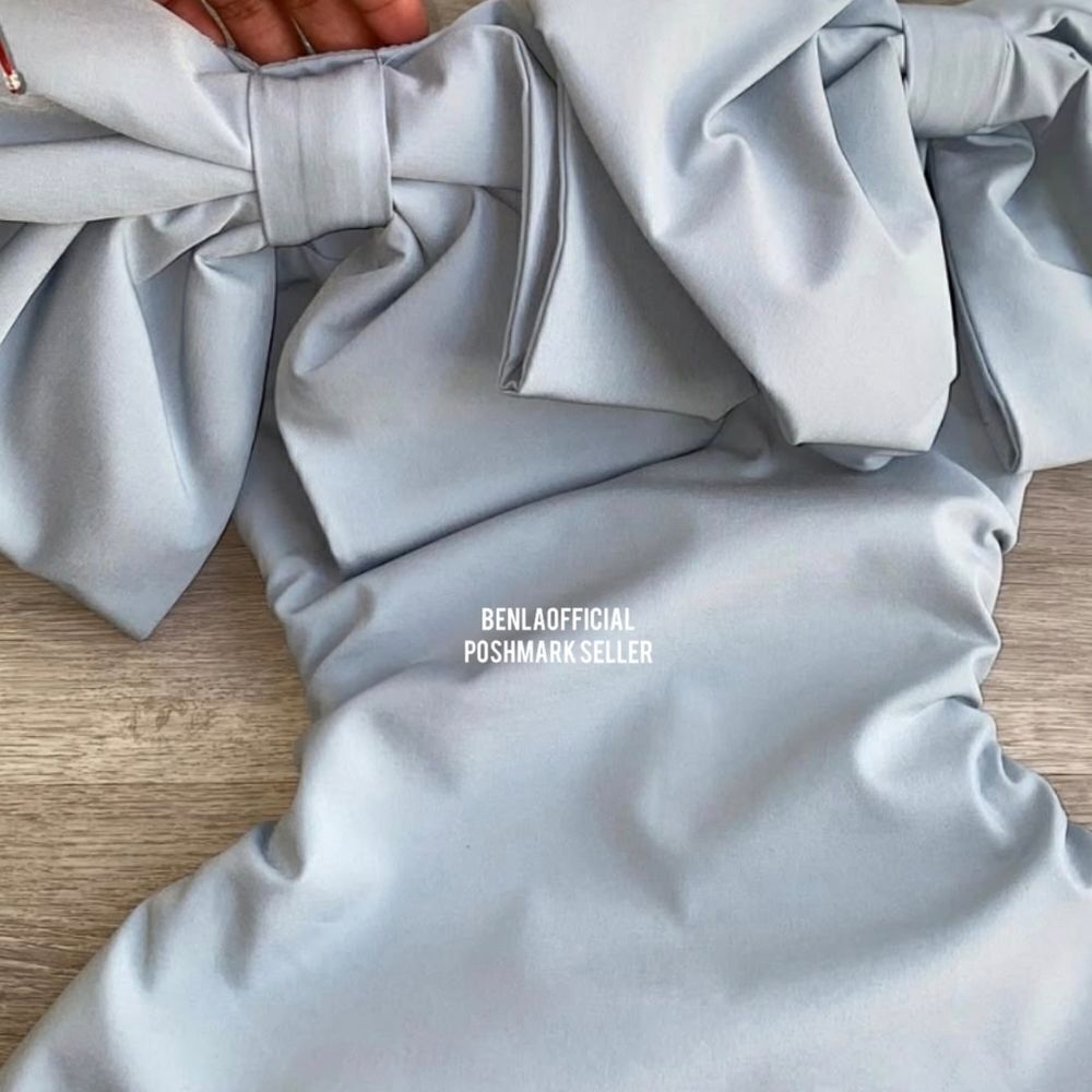 NWT ZARA STRAPLESS BOW DRESS - Picture 16 of 17